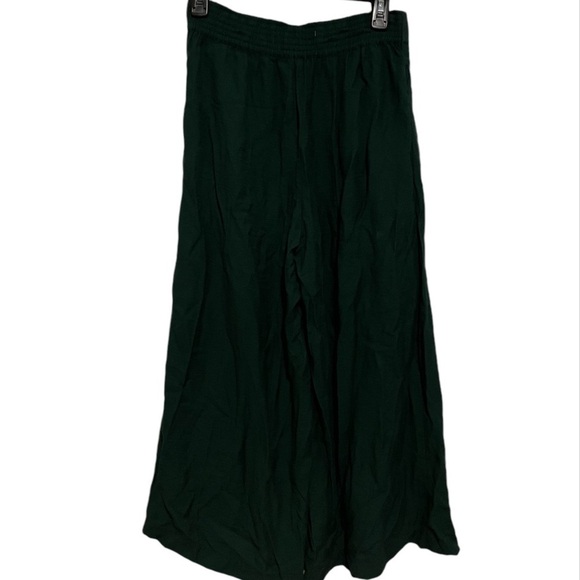 Anthropologie ETT: TWA Wide Legged Malia Forest Green Palazzo Pants Size XS - Picture 8 of 8